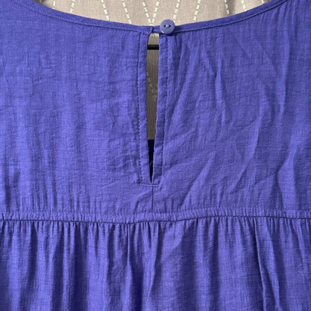 Long Flowy Blue Dress - L - J.Jill